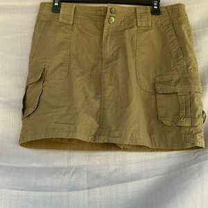 Jungle Green Cargo Skirt